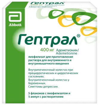 ГЕПТРАЛ ЛИОФ Д/Р-РА В/В В/М 400МГ №5 Р-ЛЬ ФЛ №5