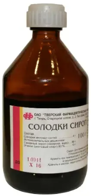 СОЛОДКИ КОРНЯ СИРОП 100Г ФЛ ОРАНЖ СТ ОТПУСК 16ШТ