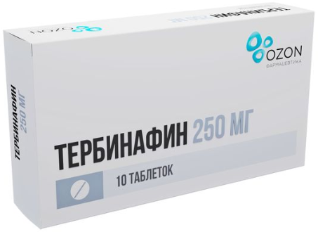 ТЕРБИНАФИН ТАБ 250МГ №10