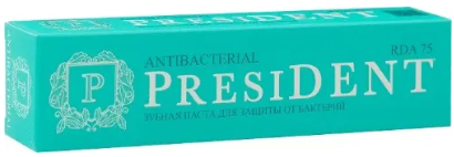 ПРЕЗИДЕНТ АНТИБАКТЕРИАЛ ЗУБНАЯ ПАСТА ТУБА 50МЛ