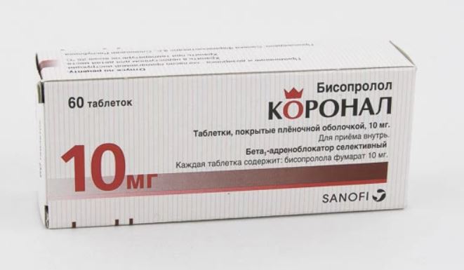 КОРОНАЛ ТАБ П/О 10МГ №60