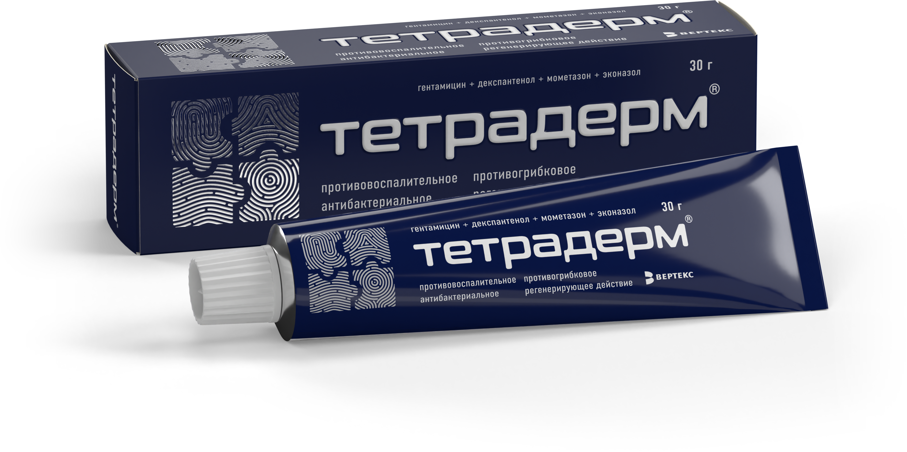 ТЕТРАДЕРМ КРЕМ НАРУЖ 30Г