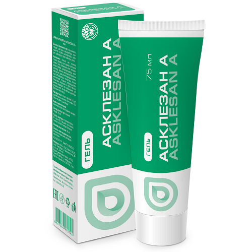 АСКЛЕЗАН А ГЕЛЬ ОХЛАЖДАЮЩИЙ ПРИ ВАРИКОЗЕ ТУБА 75МЛ