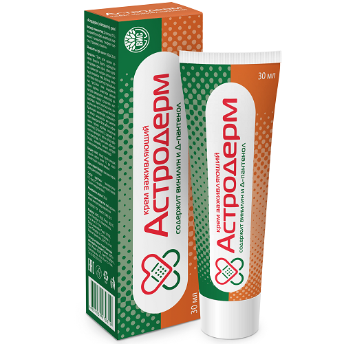 АСТРОДЕРМ КРЕМ ЗАЖИВЛЯЮЩИЙ ТУБА 30МЛ