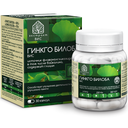 ГИНКГО-БИЛОБА-ВИС КАПС №30 БАД