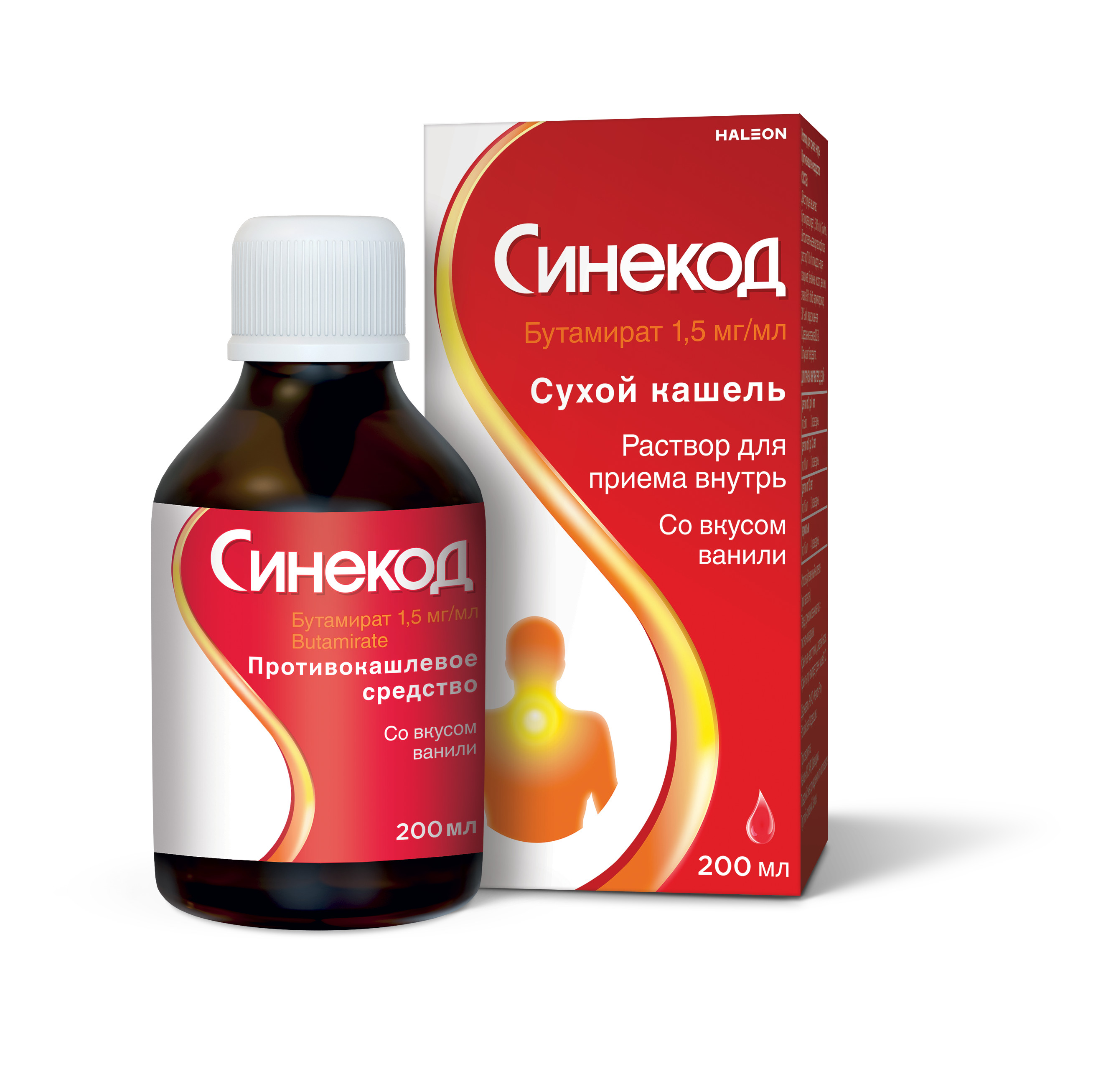 СИНЕКОД Р-Р ВНУТРЬ 1,5МГ/МЛ ФЛ 200МЛ