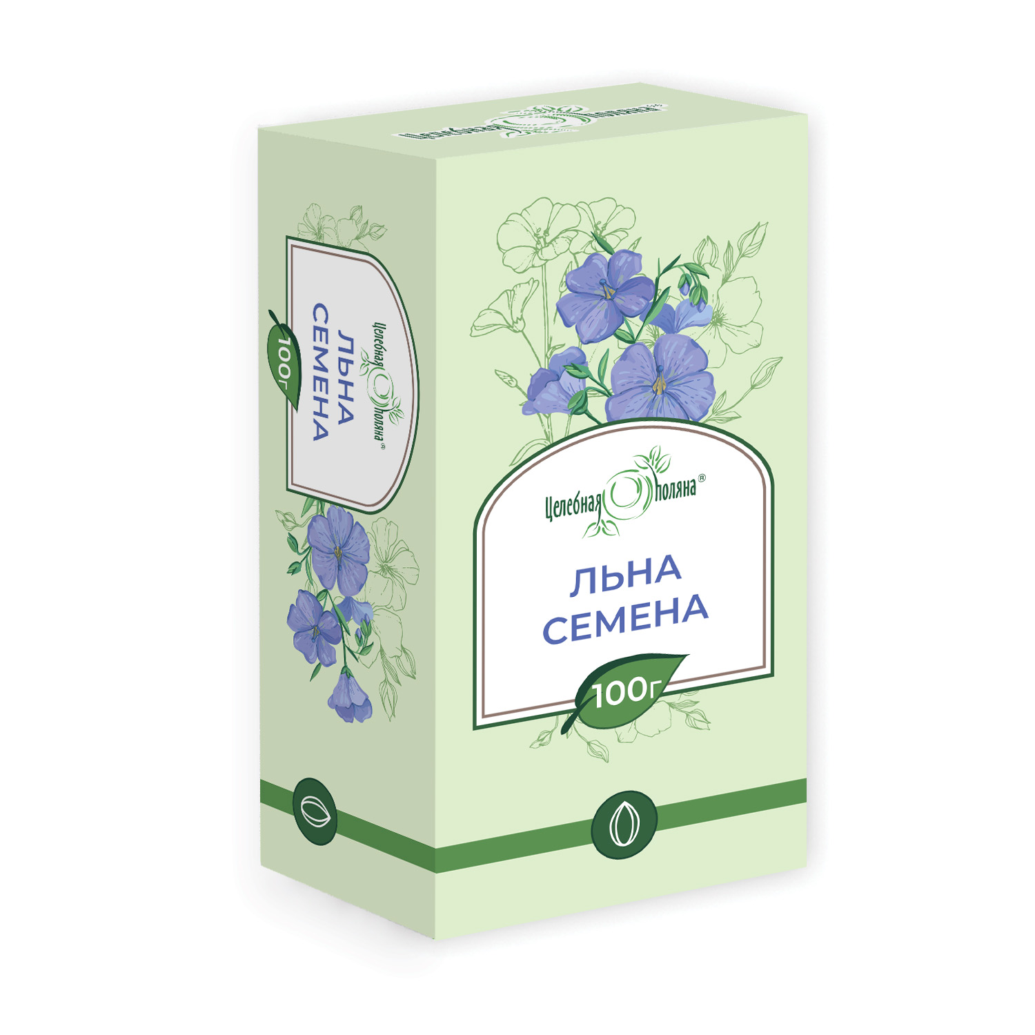 ЦЕЛЕБНАЯ ПОЛЯНА ЛЬНА СЕМЕНА 100Г