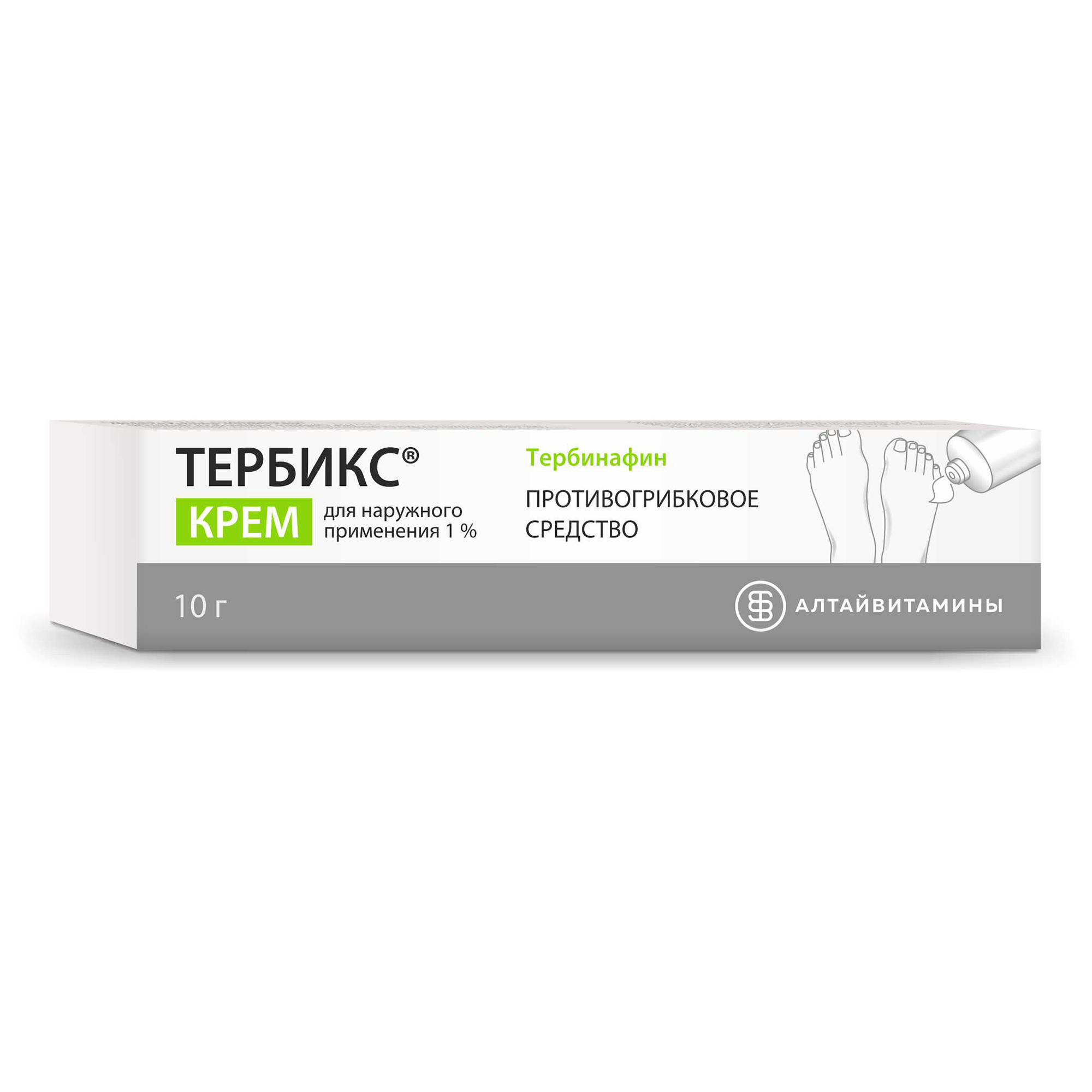 ТЕРБИКС КРЕМ Д/НАРУЖ 1% 10Г