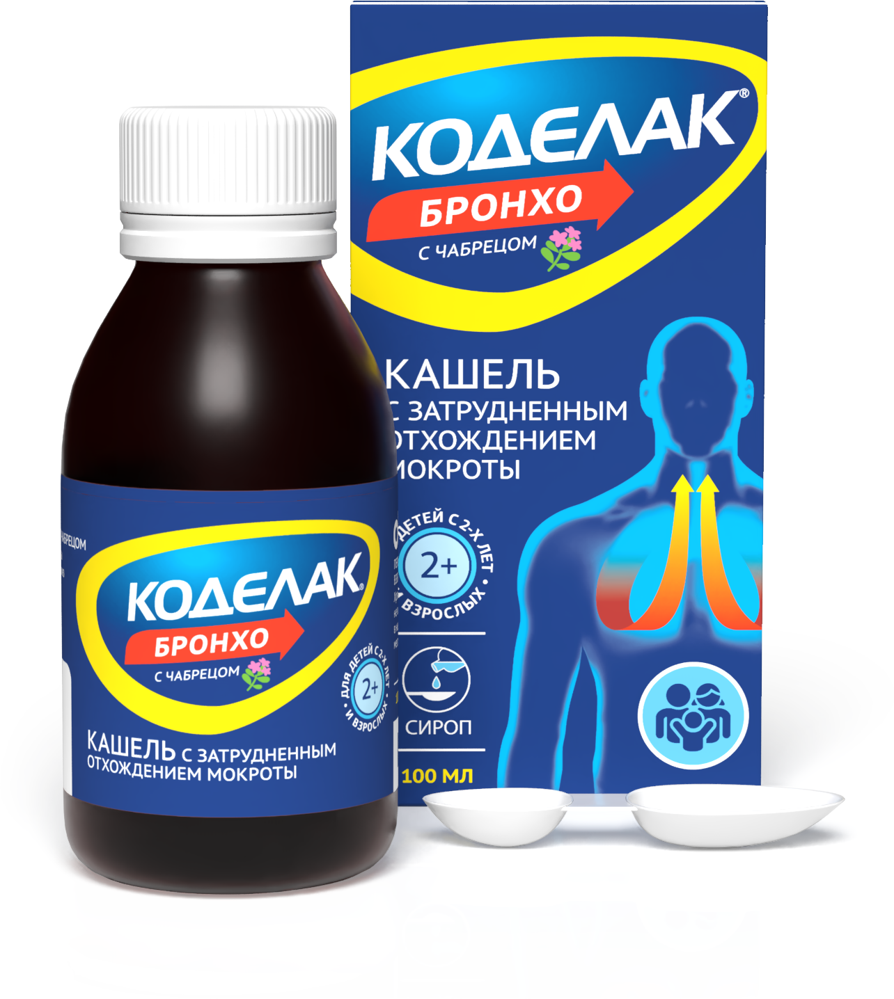КОДЕЛАК БРОНХО С ЧАБРЕЦОМ СИРОП 100МЛ
