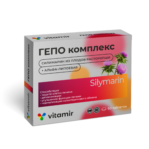 ГЕПО КОМПЛЕКС ТАБ П/О №60 БАД