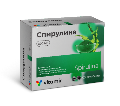 СПИРУЛИНА ТАБ П/О №60