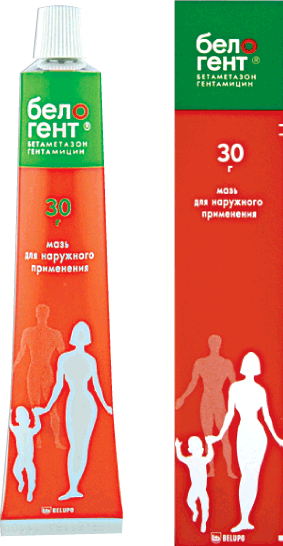 БЕЛОГЕНТ МАЗЬ Д/НАРУЖ 30Г