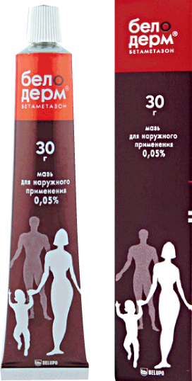 БЕЛОДЕРМ МАЗЬ Д/НАРУЖ 0,05% 30Г