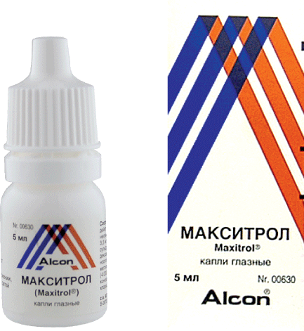 МАКСИТРОЛ КАПЛИ ГЛАЗНЫЕ 0,1% 5МЛ