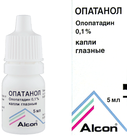 ОПАТАНОЛ КАПЛИ ГЛАЗНЫЕ 0,1% ФЛ/КАП 5МЛ