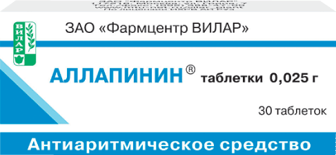 АЛЛАПИНИН ТАБ 25МГ №30