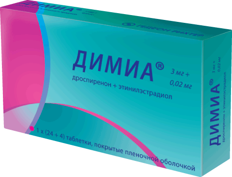 ДИМИА ТАБ П/О 3МГ+0,02МГ №28