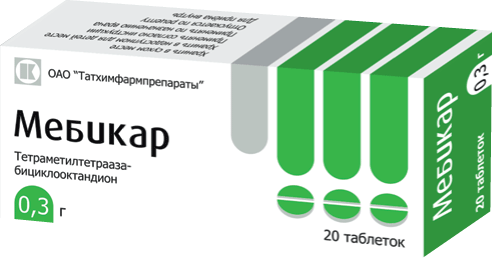 МЕБИКАР ТАБ 300МГ №20