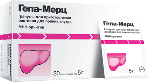 ГЕПА-МЕРЦ ГРАН Д/Р-РА ВНУТРЬ 5Г ПАК №30