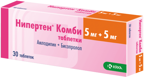 НИПЕРТЕН КОМБИ ТАБ 5МГ+5МГ №30