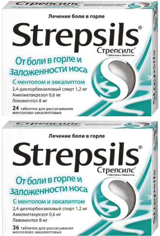 СТРЕПСИЛС ТАБ Д/РАСС МЕНТОЛ/ЭВКАЛИПТ №36