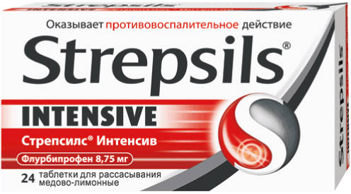 СТРЕПСИЛС ИНТЕНСИВ ТАБ Д/РАССАС МЕД-ЛИМОН №24