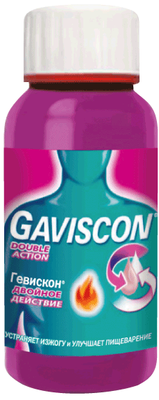 ГЕВИСКОН ДВОЙНОЕ ДЕЙСТВИЕ СУСП ВНУТРЬ МЯТА 150МЛ