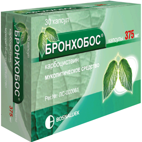БРОНХОБОС КАПС 375МГ №30