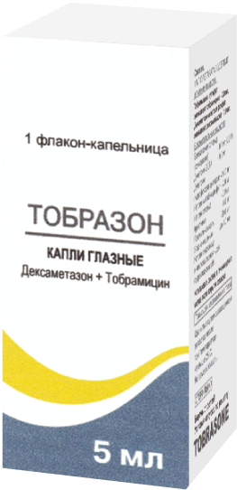 ТОБРАЗОН КАПЛИ ГЛАЗНЫЕ ФЛ/КАП 5МЛ