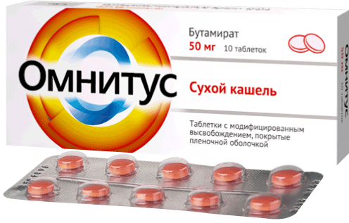 ОМНИТУС ТАБ МВ П/О 50МГ №10
