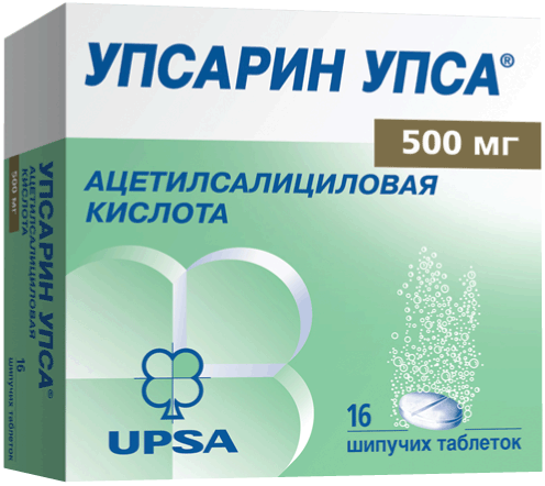 УПСАРИН УПСА ТАБ ШИП 500МГ №16