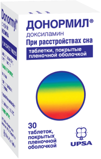 ДОНОРМИЛ ТАБ П/О 15МГ №30