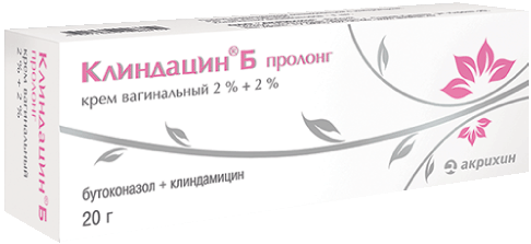 КЛИНДАЦИН Б ПРОЛОНГ КРЕМ ВАГ 2%+2% 20Г