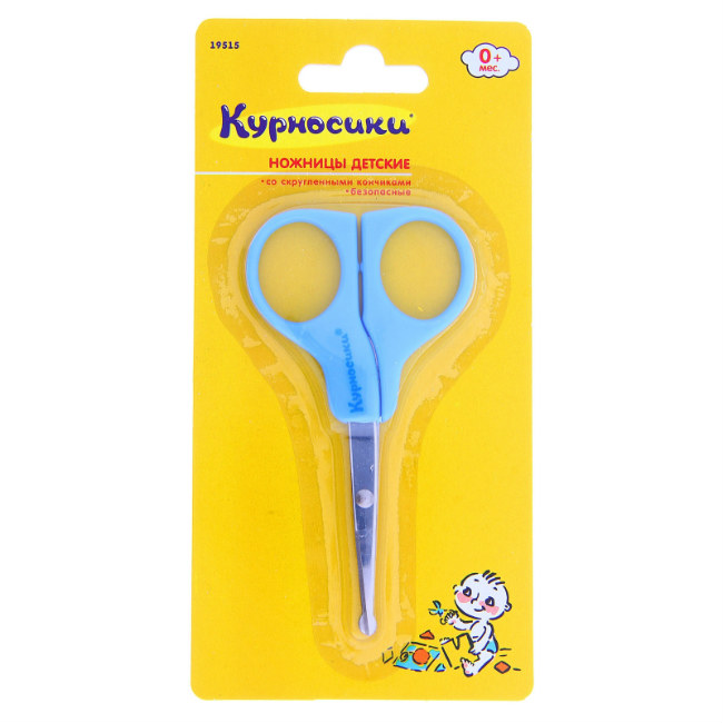 КУРНОСИКИ НОЖНИЦЫ МАНИКЮРНЫЕ ДЕТСКИЕ 19560