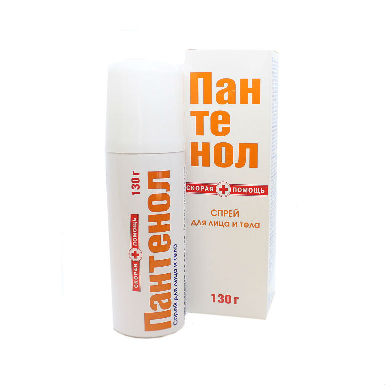 ПАНТЕНОЛ СКОРАЯ ПОМОЩЬ СПРЕЙ 130Г ПРИ ОЖОГАХ