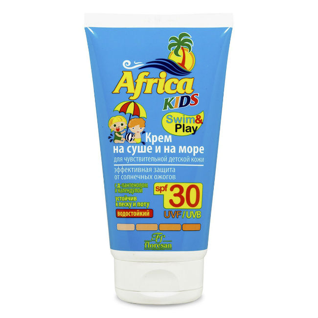 ФЛОРЕСАН АФРИКА КИДС КРЕМ ЗС/З Д/ЧУВ ДЕТСКОЙ КОЖИ SPF30 150МЛ Ф410