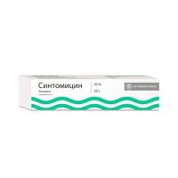 СИНТОМИЦИН ЛИНИМЕНТ Д/НАРУЖ 10% 25Г ТУБА