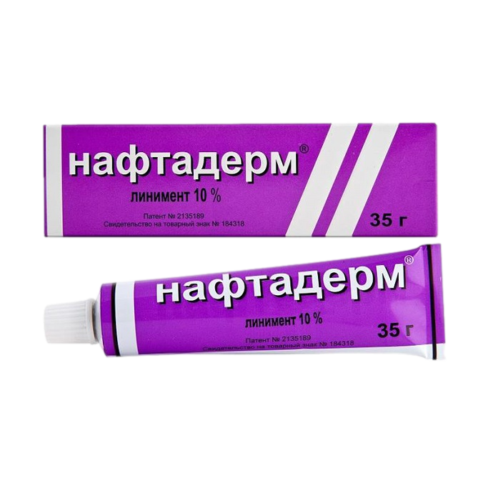 НАФТАДЕРМ ЛИНИМЕНТ 10% 35Г