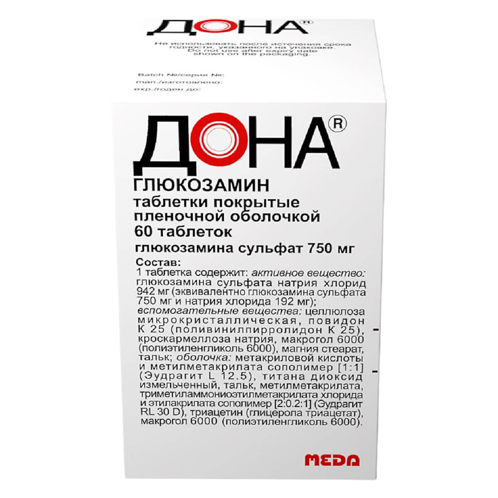 ДОНА ТАБ П/О 750МГ №60