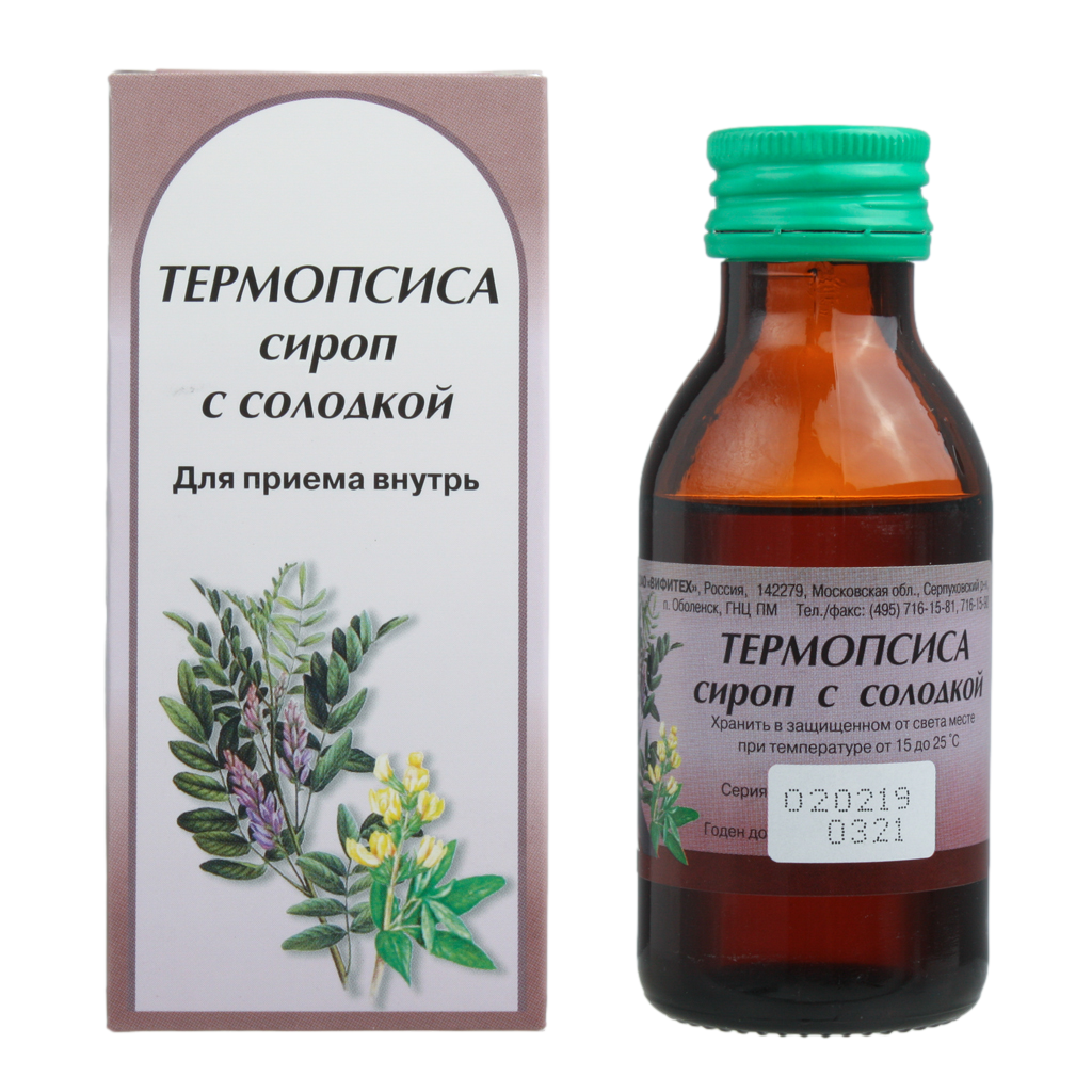ТЕРМОПСИС СИРОП С СОЛОДКОЙ ФЛ 100Г