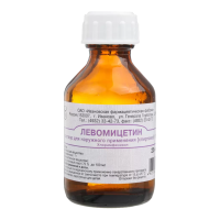 ЛЕВОМИЦЕТИН Р-Р СПИРТОВОЙ НАРУЖ 1% 25МЛ ФЛ