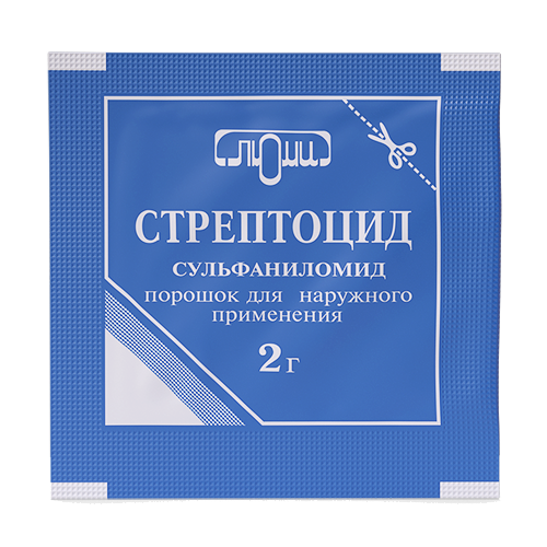 СТРЕПТОЦИД ПОРОШОК 2Г