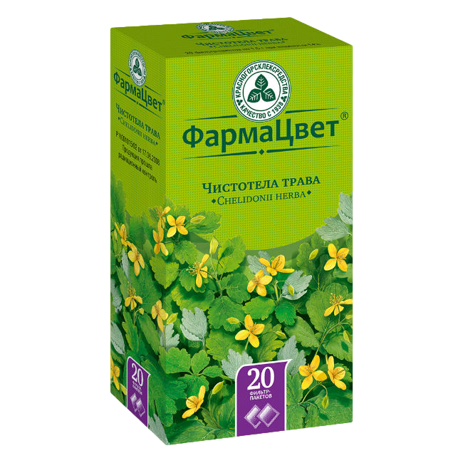 ЧИСТОТЕЛА ТРАВА Ф/П 1,5Г №20