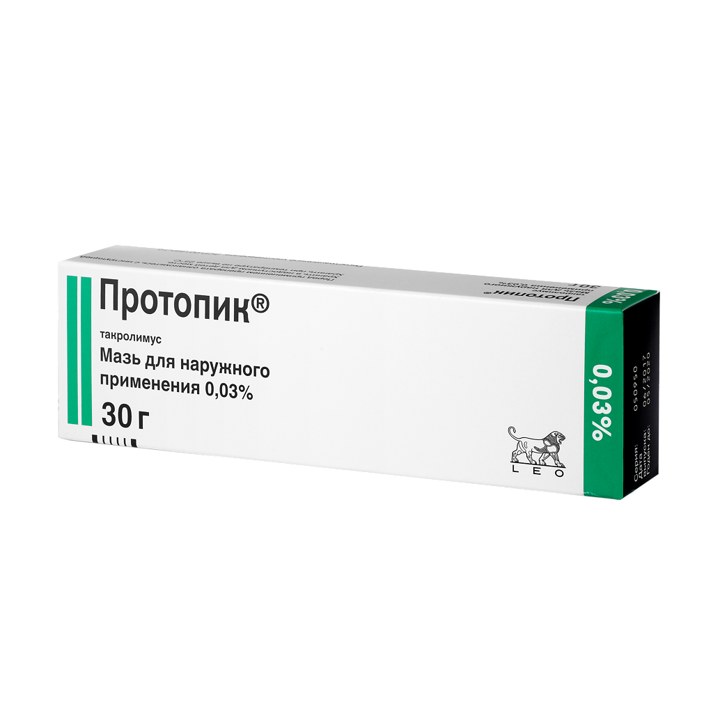 ПРОТОПИК МАЗЬ НАРУЖ 0,03% 30Г ТУБА