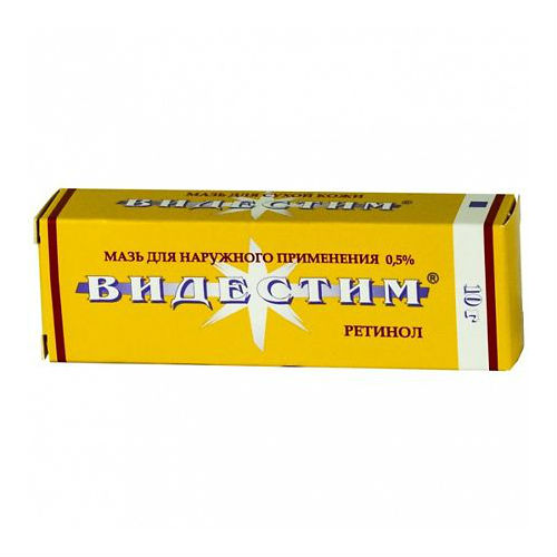 ВИДЕСТИМ МАЗЬ Д/НАРУЖ 0,5% 10Г