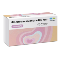 ФОЛИЕВАЯ К-ТА ПРЕНАТАЛЬ ТАБ 400МКГ №90