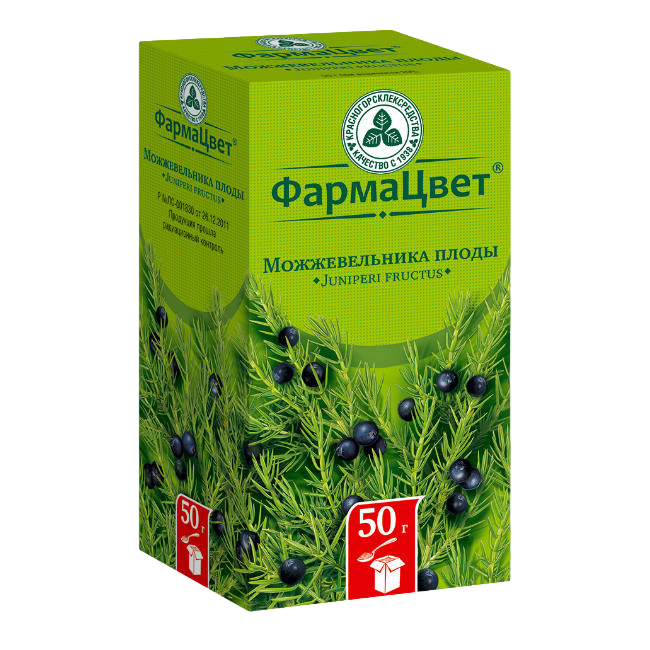 МОЖЖЕВЕЛЬНИКА ПЛОДЫ ПАЧКА 50Г