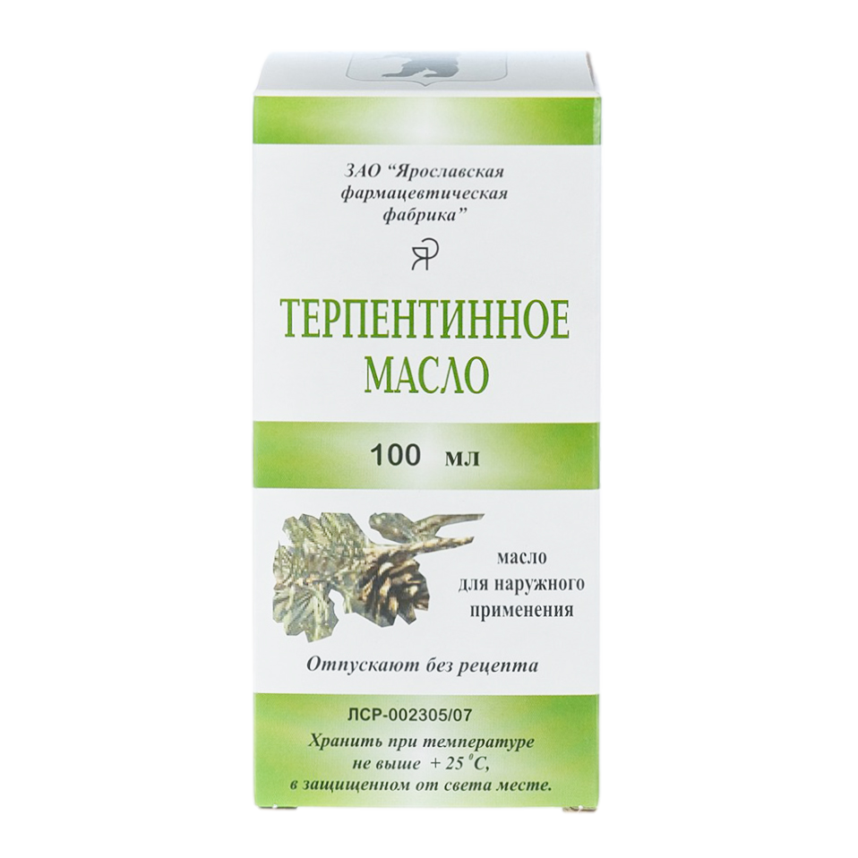 СКИПИДАР ТЕРПЕНТИННОЕ МАСЛО 100МЛ БАНКА