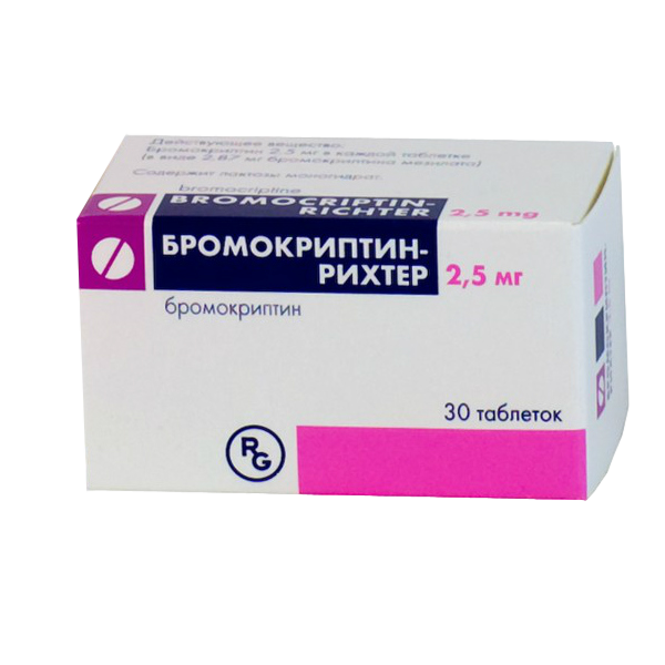 БРОМОКРИПТИН-РИХТЕР ТАБ 2,5МГ №30