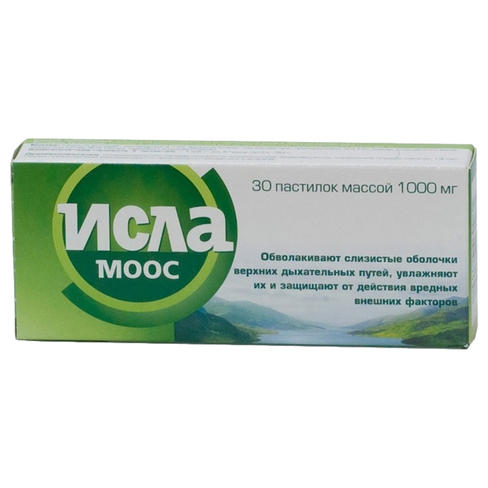 ИСЛА МООС ПАСТИЛКИ 1000МГ №30